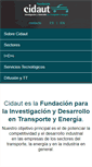 Mobile Screenshot of cidaut.es